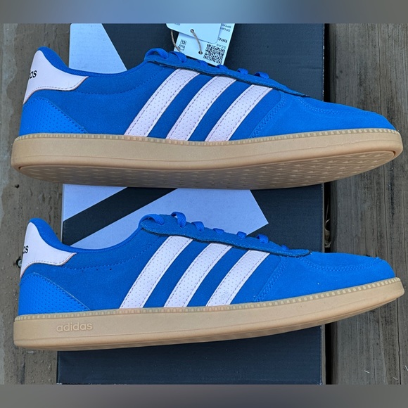 Adidas Breaknet Sleek Blue Low Casual Unisex Sneaker Womens 8 | 9 NEW - Picture 6 of 10